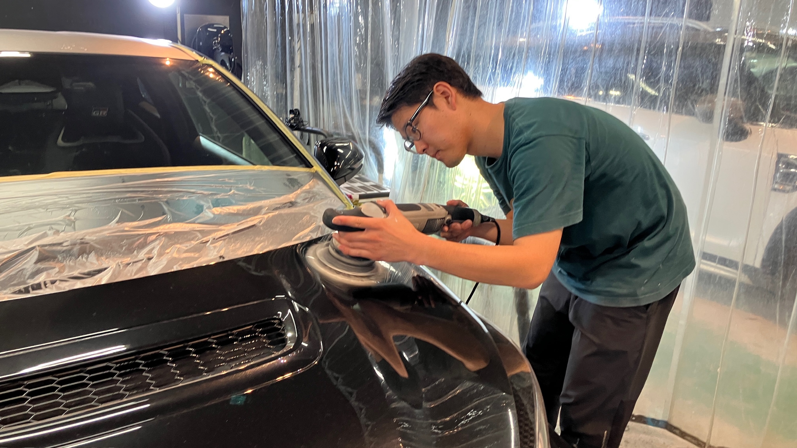 トヨタ・GRヤリス：アドバンスド施工：施工写真１