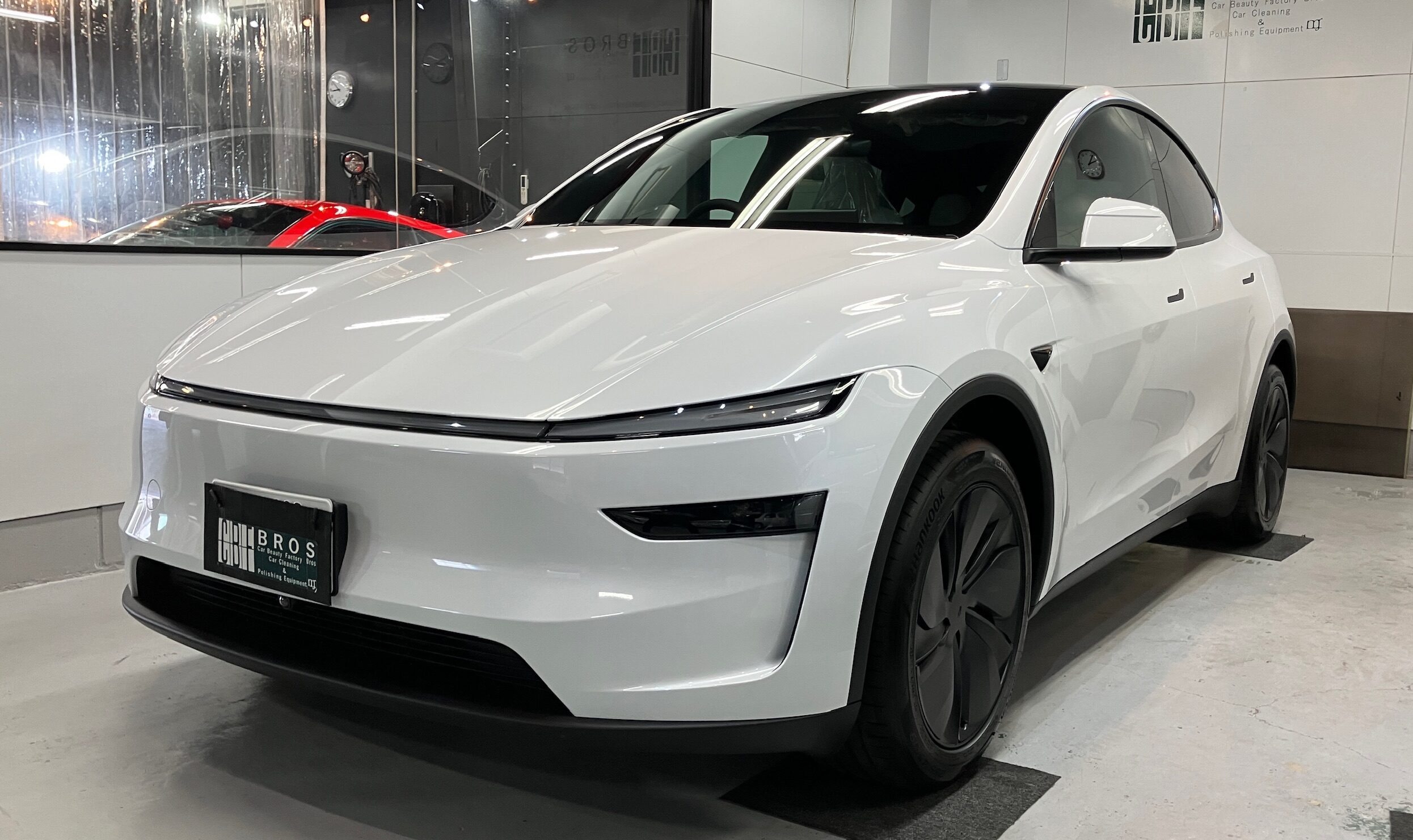 テスラ・モデルY：ガードグレイズ施工：完成写真３