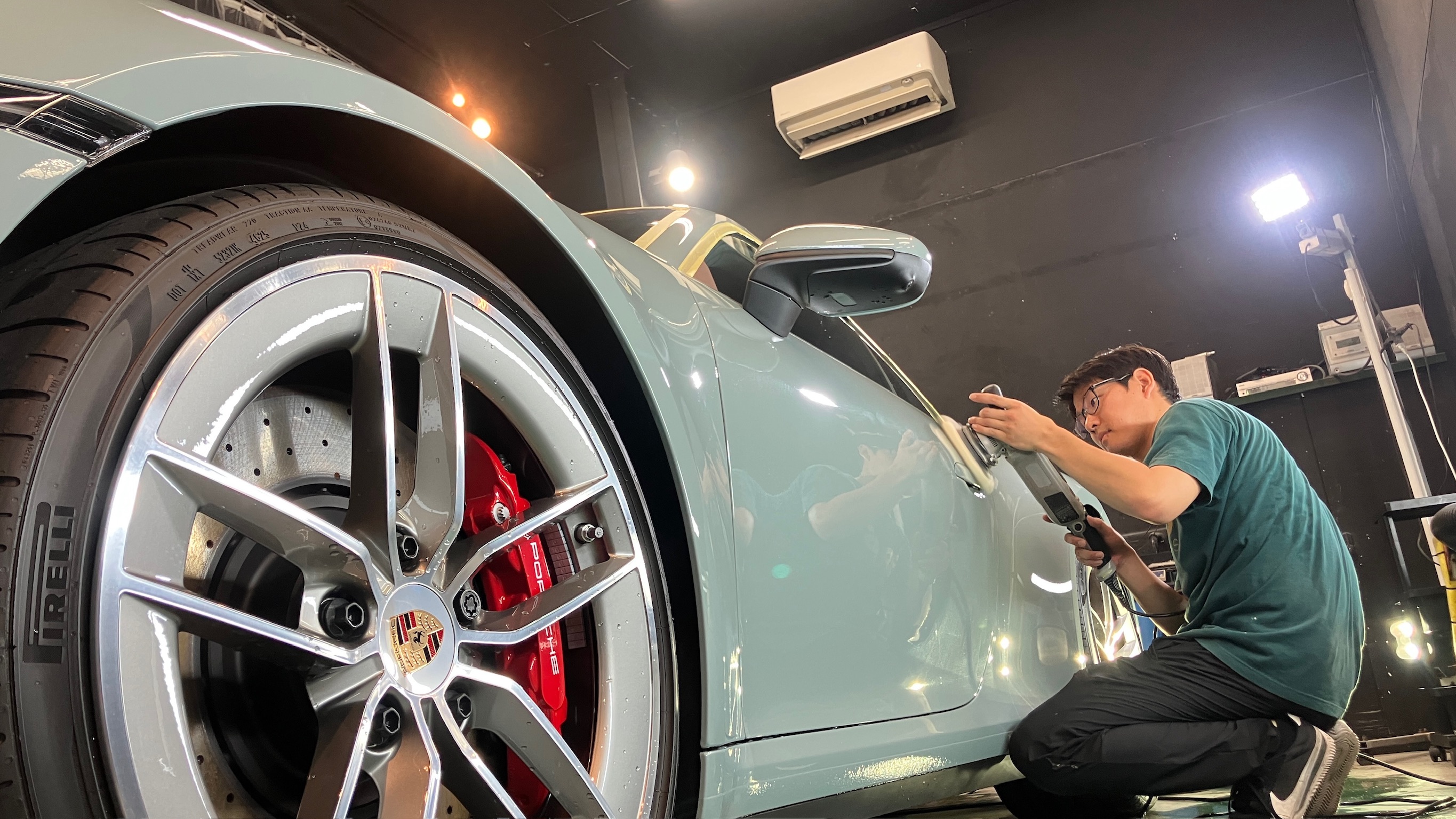 ポルシェ・９１１カレラ：アドバンスド施工：施工写真２