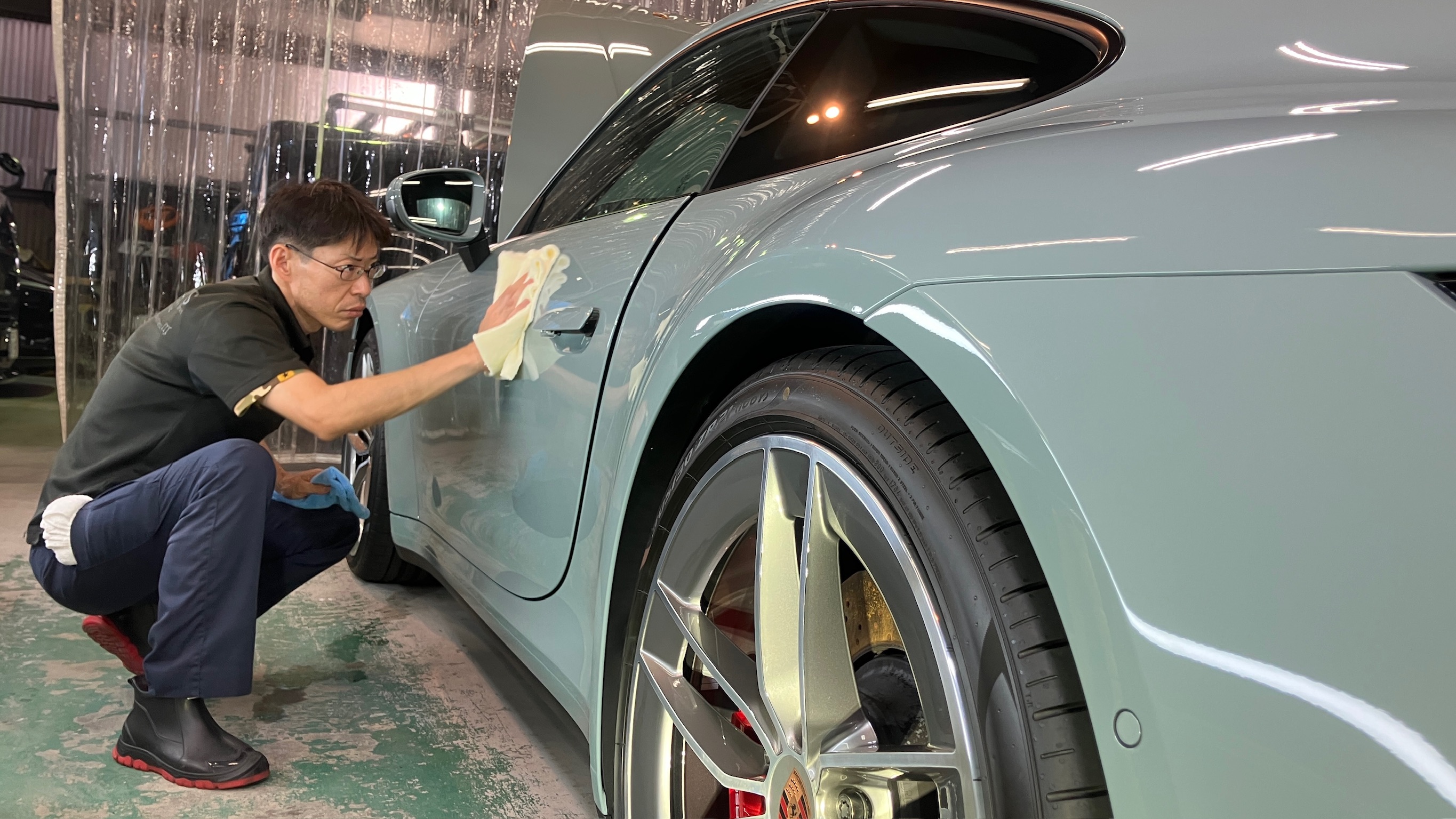 ポルシェ・９１１カレラ：アドバンスド施工：施工写真４
