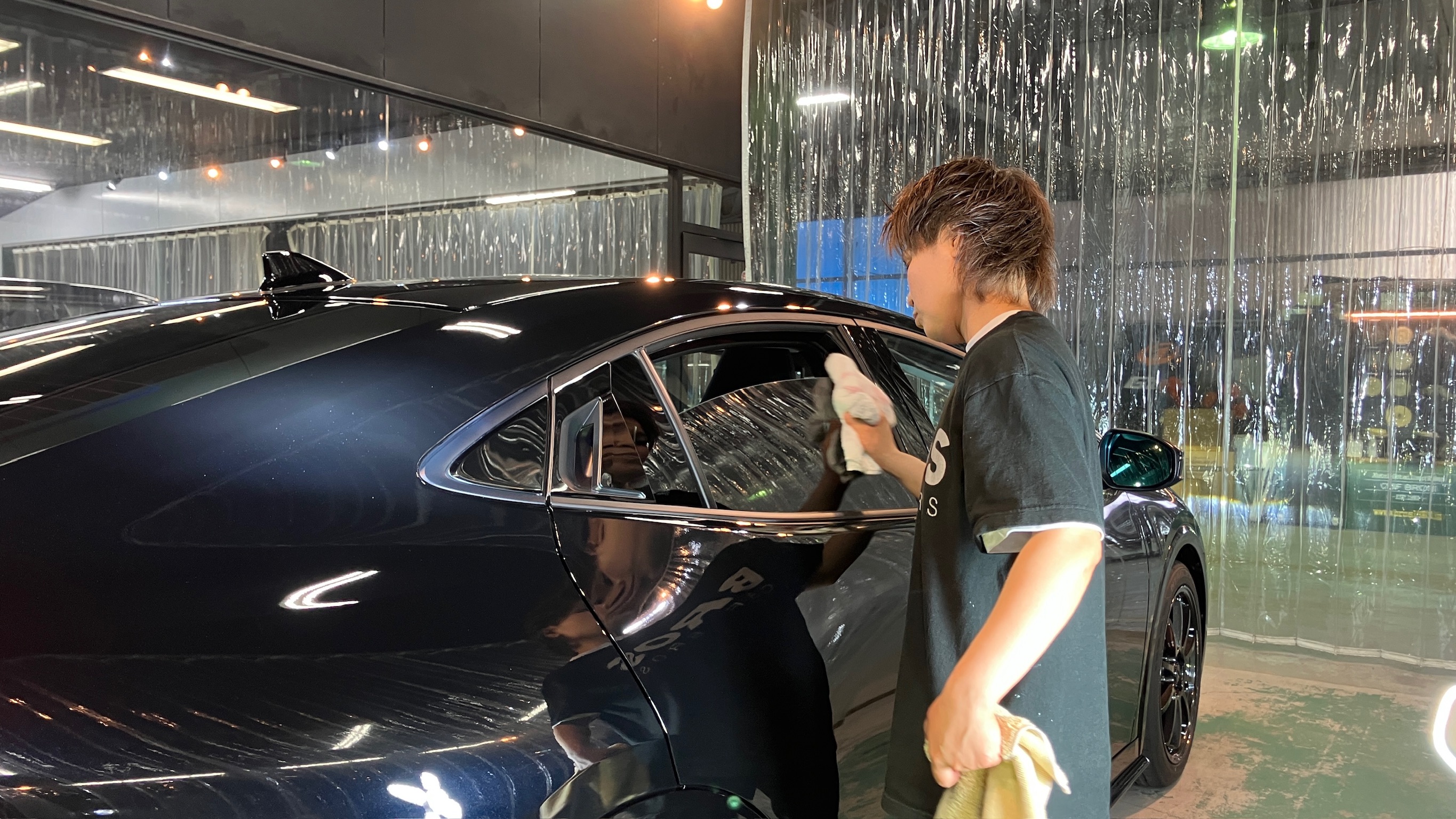 トヨタ・プリウス:ガードグレイズ施工:施工写真2
