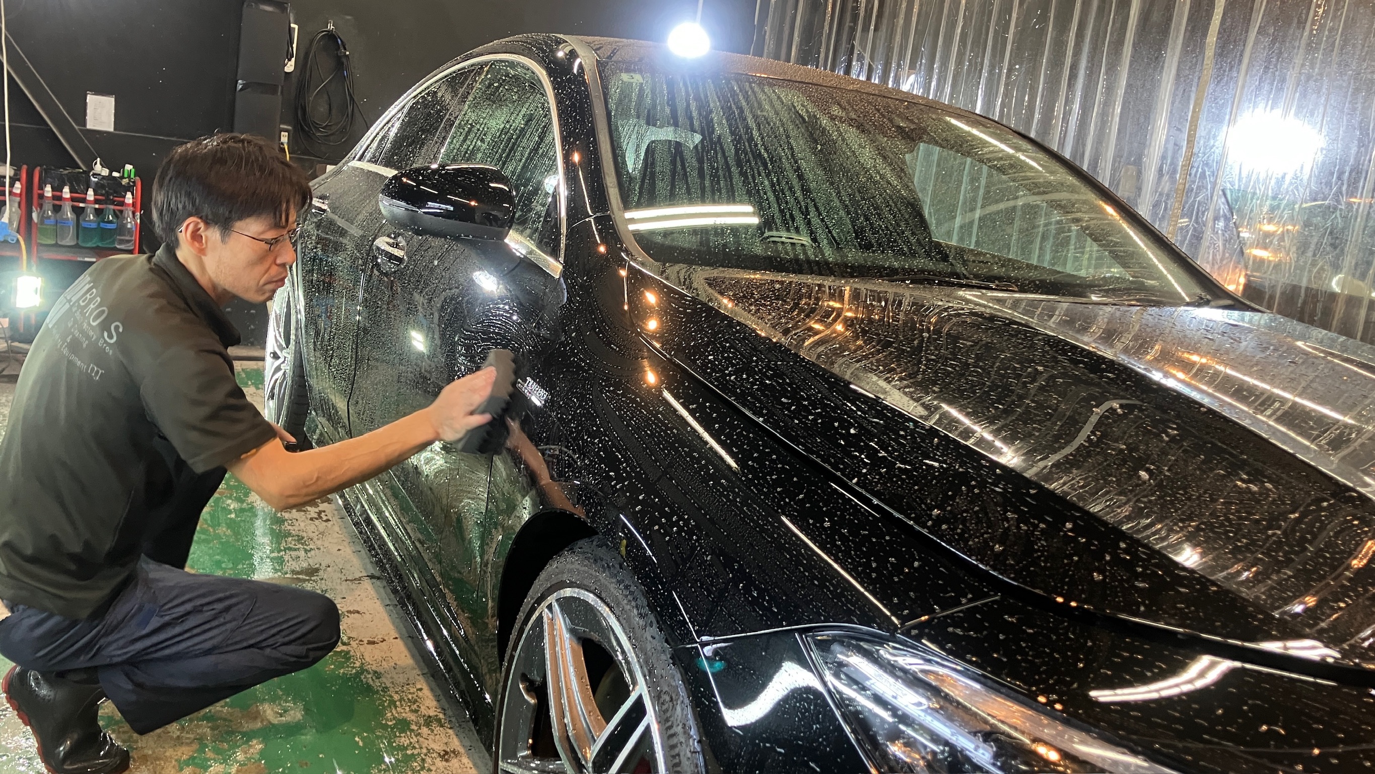 メルセデス・ベンツ・CLA45S：ガードグレイズ施工：施工写真４