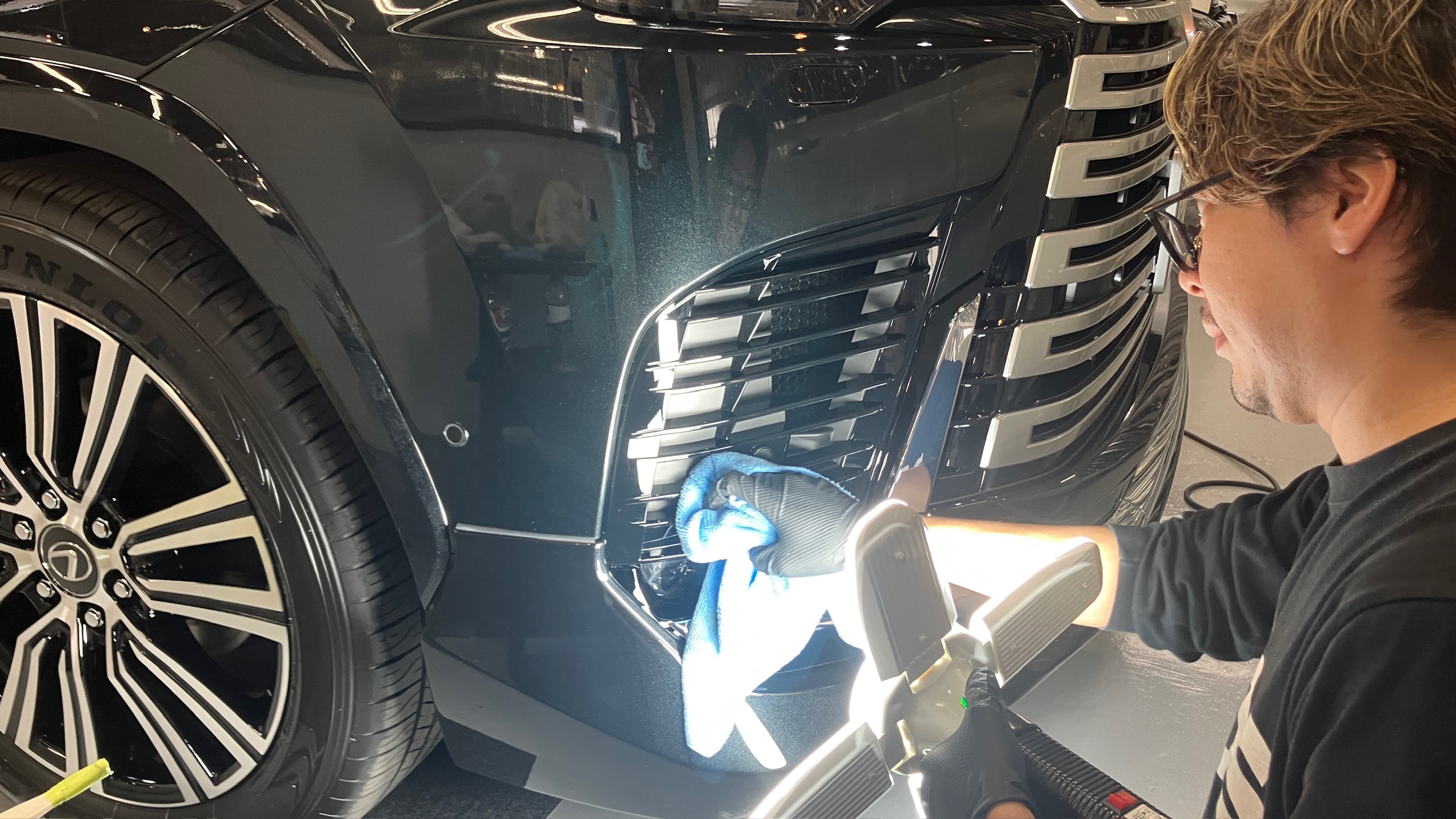 レクサス・LX：FORCE７５X施工：施工後チェックの写真