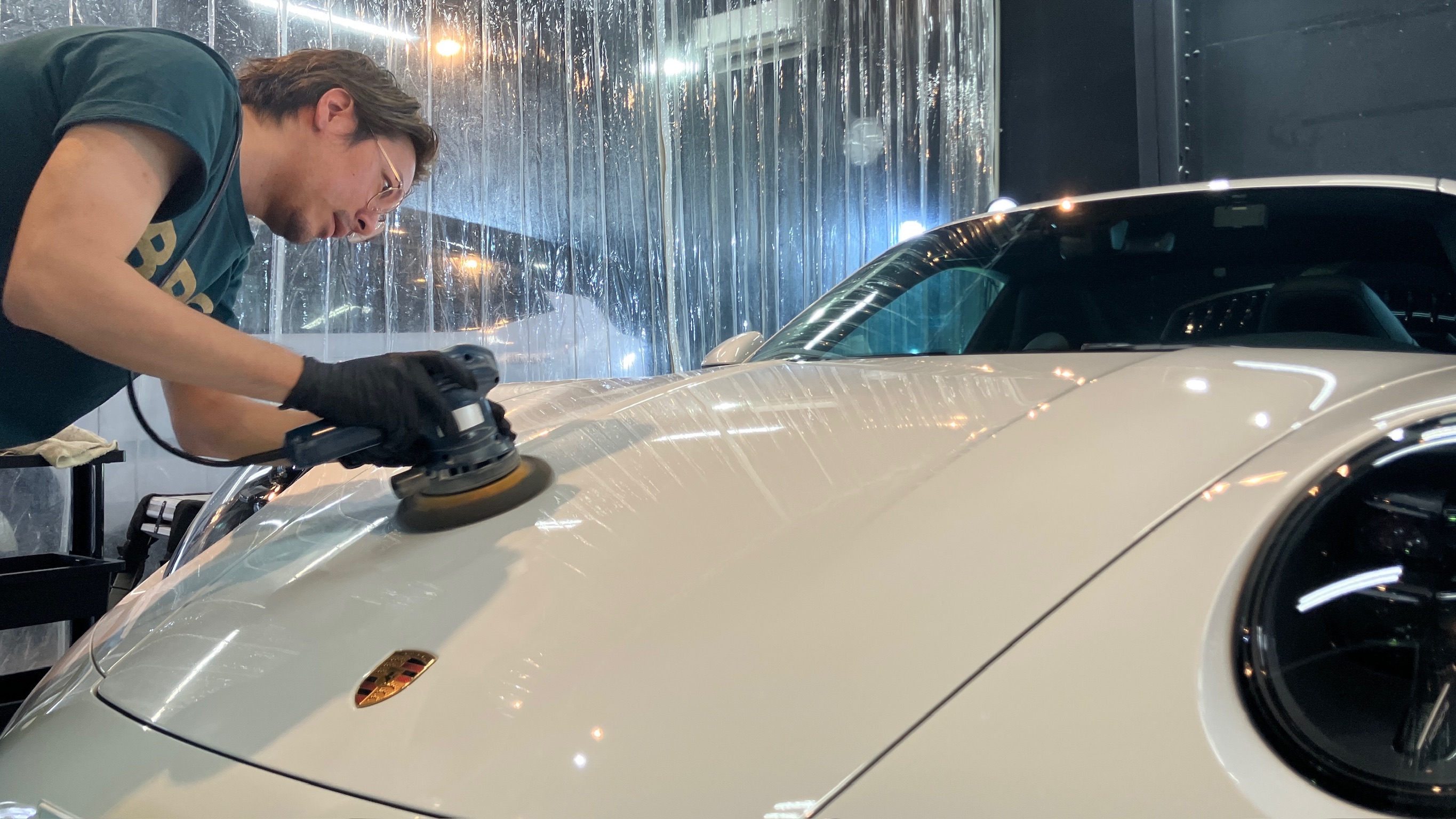 ポルシェ・９１１カレラGT：フォース７５施工：施工写真３